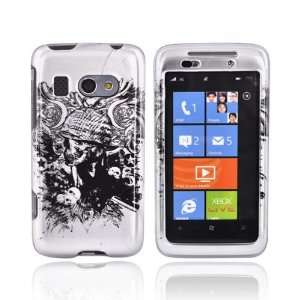    ARMY SKULL SILVER For HTC Surround Hard Case Cover Electronics