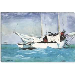Key West, Hauling Anchor 1903 by Winslow Homer Canvas Painting 
