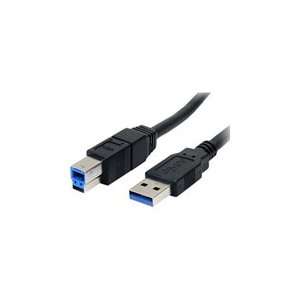    3 ft Black SuperSpeed USB 3.0 Cable A to B   M/M Electronics