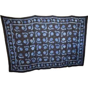  Playful Celestial Star and Moon Bedspread Tapestry 