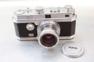 Foca Universal Camera+Oplarex 50mm f1.9 Lens 50/1.9 +FAST FOCA 