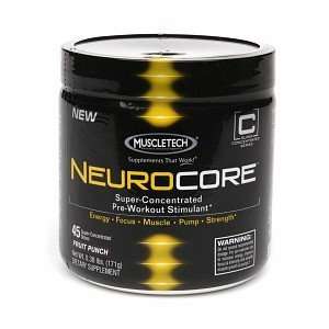  MuscleTech Neurocore Super Concentrated Pre Workout Stimulant, Fruit 