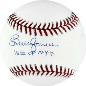  Bobby Murcer Autographed Baseball with Voice of NYY 