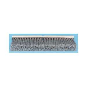 Gray Flagged Polypropylene Floor Brush Push Broom BRU20424 