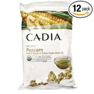 Cadia Organic Popcorn with Sea Salt Grocery & Gourmet Food