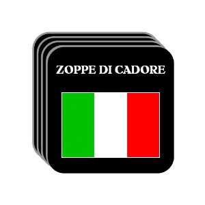  Italy   ZOPPE DI CADORE Set of 4 Mini Mousepad Coasters 