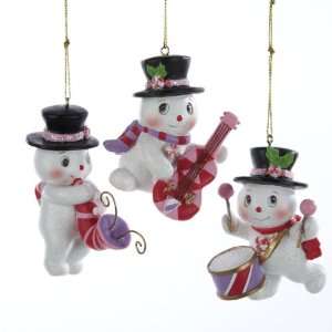  Club Pack of 12 Sugar Town Snowman Band Christmas 