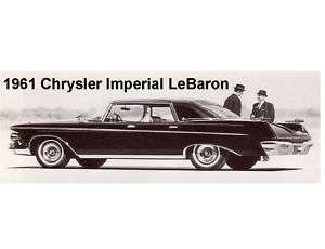   Chrysler Imperial LeBar Auto Refrigerator Magnet Stocking Stuffers