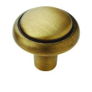   GB Brass & Sterling Traditions 1 1/8 Inch Diameter Knob, Gilded Bronze