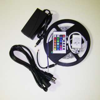LED RGB Strip Color Changing Kit w/Controller, Remote, Power Supply 