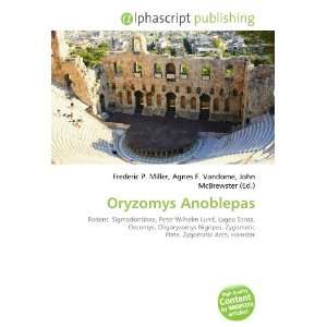  Oryzomys Anoblepas (9786133960916) Books