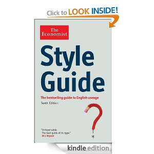 The Economist Style Guide The Economist  Kindle Store