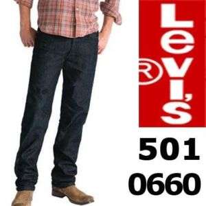 Levis 501 Original Button Fly Black Jeans 5010660  