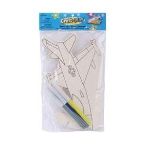   Craft n Play Stand Up Kit Airplane; 6 Items/Order