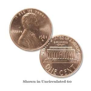    Red/Brown Uncirculated 1981 D Lincoln Copper Cent 