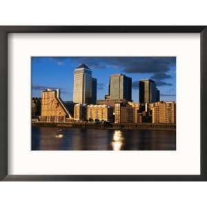  Canary Wharf Tower Development, London, England Framed 