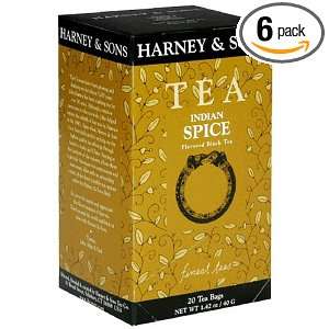   Tea Indian Spice, 20 Count Boxes (Pack of 6) Grocery & Gourmet Food