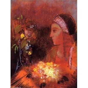 Hand Made Oil Reproduction   Odilon Redon   24 x 32 inches 