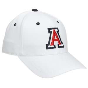  Arizona Wildcats White Fit Stretch Cap from Top of the 