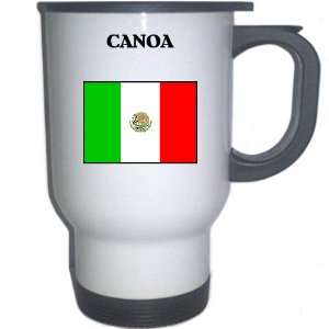  Mexico   CANOA White Stainless Steel Mug Everything 