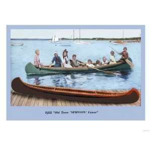  Sponson Canoe Giclee Poster Print, 24x32