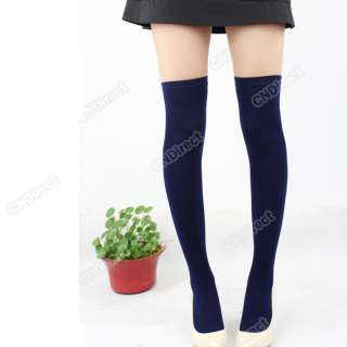 Colors Women Over Knee Thigh High Socks Stockings New  