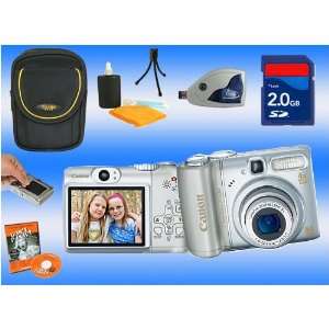  NEW Canon Powershot A580 + 2GB Starter Accessory Kit 
