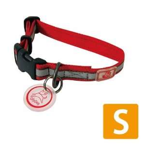  Olly Dog Nightlife II Reflective Collar Red/Brown   SM 