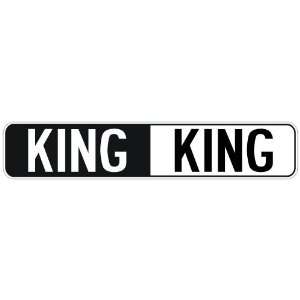  NEGATIVE KING  STREET SIGN