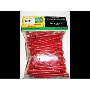  Eco Friendly Golf Tees Red Durable Nice