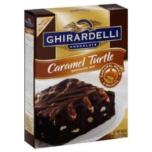 Ghirardelli Brownie Mix Caramel Turtle 18.5 Oz 6 Packs  