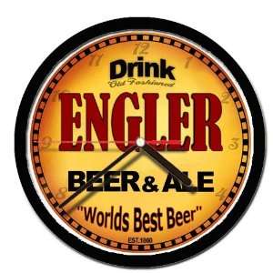  ENGLER beer and ale cerveza wall clock 