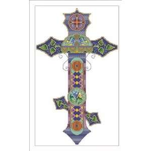 Byzantine Three Bar Cross   Cross Stitch Pattern