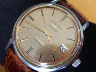   SS LONGINES ADMIRAL 5 STAR DATE AUTOMATIC CAL 505   EXCELLENT  