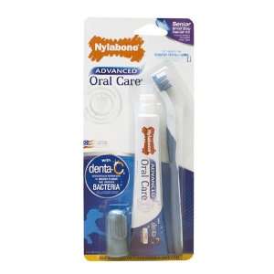  Nylabone Advanced Oral Care Senior Dog Dental Kit, Small 