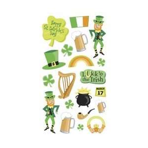   Seasonal Classic Stickers St. Patricks Day SPSG 077; 6 Items/Order