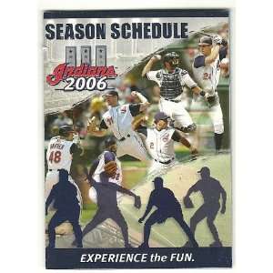    2006 Cleveland Indians Pocket Schedule Sked 