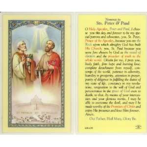  Novena to Sts. Peter and Paul Holy Card (800 439) (E24 511 