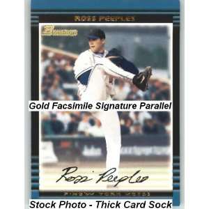  2002 Bowman Gold #377 Ross Peeples RC   New York Mets (RC 