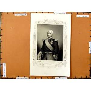   Antique Portrait Marshal Pelissier Duke Malakhoff