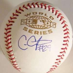 Chris Carpenter Signed Baseball   2006 W S JSA   Autographed Baseballs
