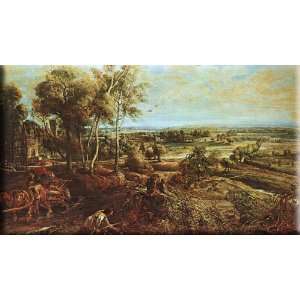  Chateau de Steen 30x17 Streched Canvas Art by Rubens 