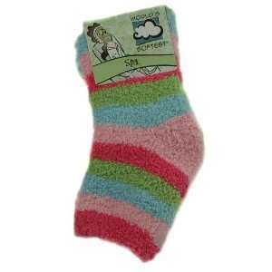  Worlds Softest Socks Spa Collection   Pink Stripes 