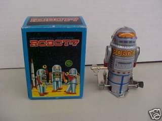 Mechanical Walking Robot 7 Wind Up Toy  