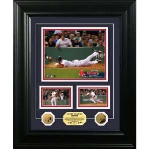 Jacoby Ellsbury ?Steals Home? 24KT Gold Coin Marquee Photo Mint 