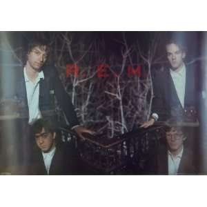  R.E.M. 23x33 Trees Group Poster 1989 REM 