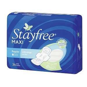  Stayfree Regular Maxi Pads, 24 Count Health & Personal 