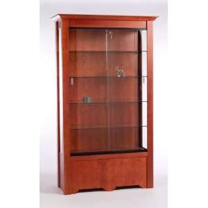   Wall Display Case w/ Crown Molding and Large Base Furniture & Decor