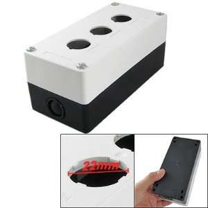  Amico Plastic Control Station 3 Switch 22mm Push Button 