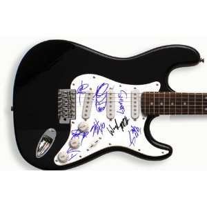  Mushroomhead Autographed Signed Guitar 8 Signatures 